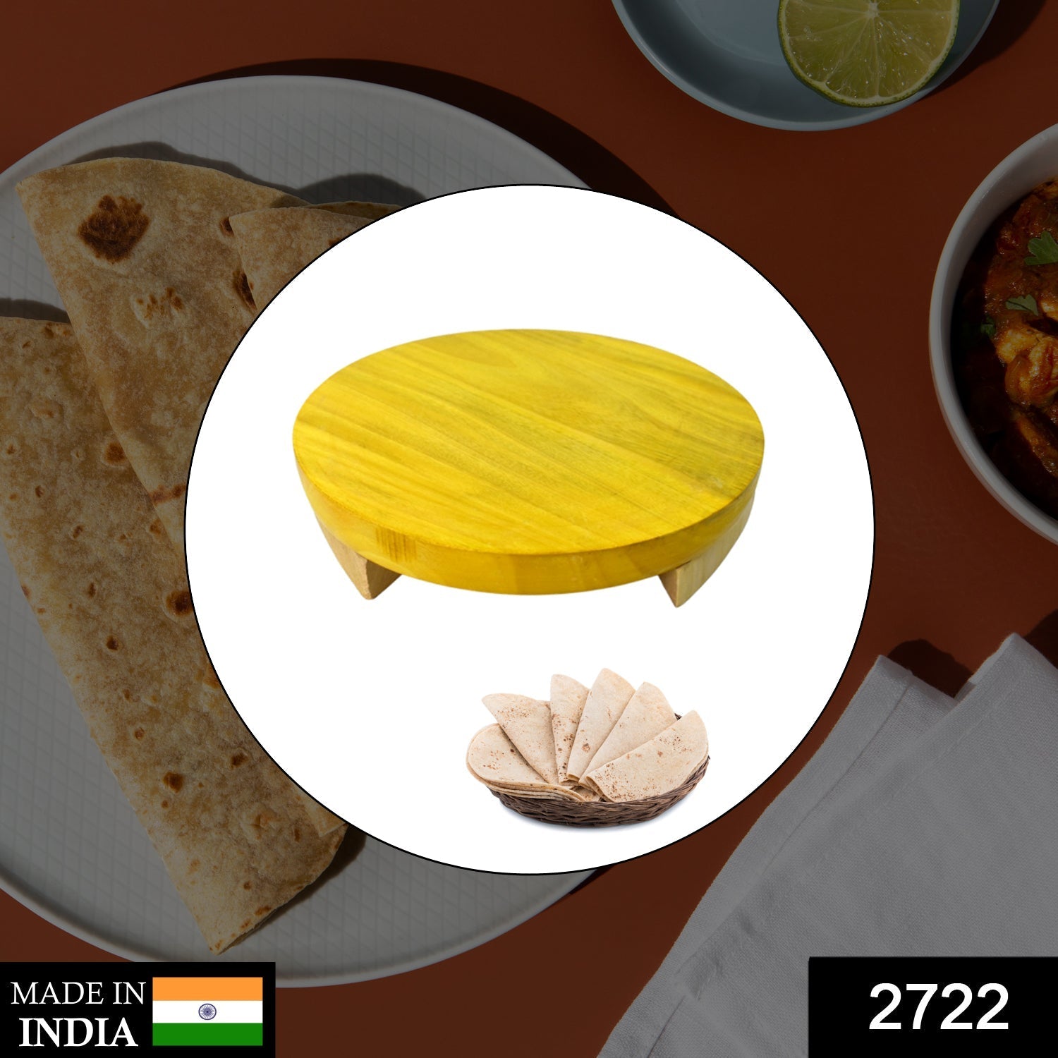 Roti maker for easy and fast preparation of Indian flatbreads Roti maker for easy and fast preparation of Indian flatbreads